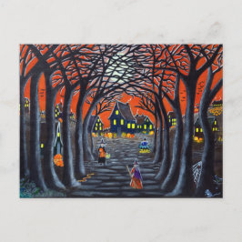 Halloween-vykort,häxor,by,kauldron,orm Vykort