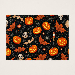 Halloween-vykort Visitkort