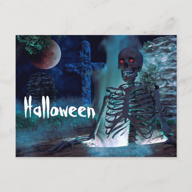 Halloween-vykort Vykort (Framsida)