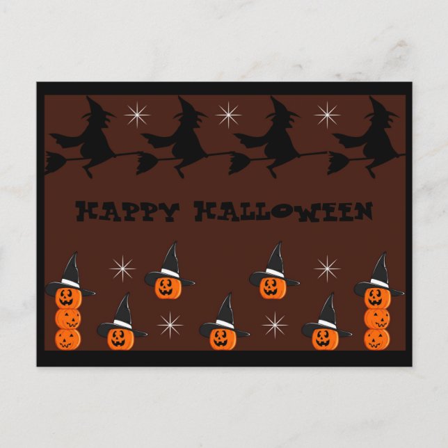 Halloween-vykort Vykort (Framsida)