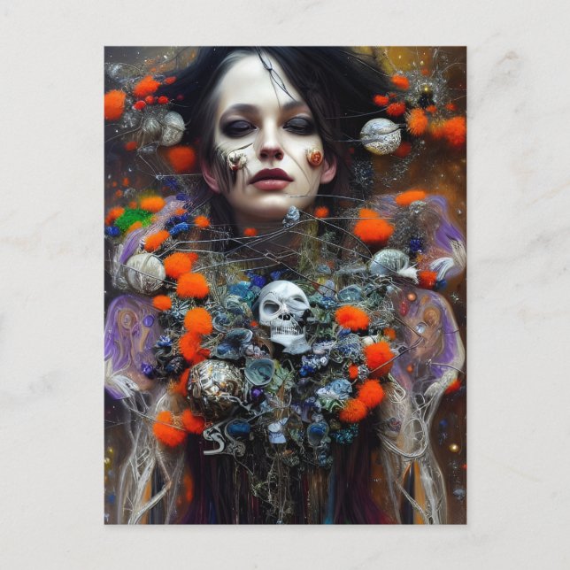 Halloween-vykort Vykort (Framsida)