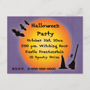 Halloween-vykort Vykort