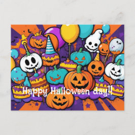 Halloween-vykort Vykort