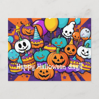 Halloween-vykort Vykort