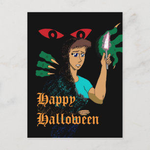 Halloween-vykort Vykort