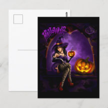 Halloween-vykort