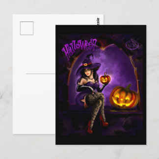Halloween-vykort Vykort