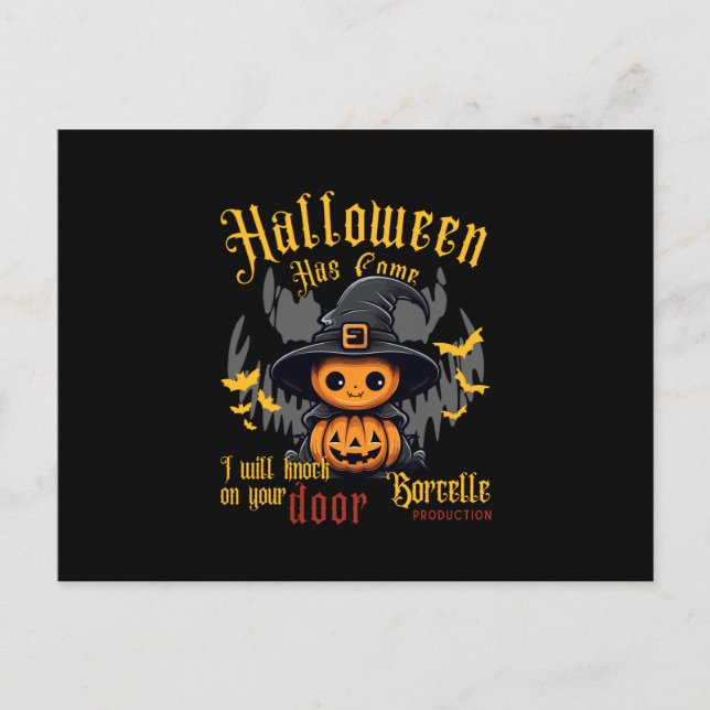 Halloween-vykort Vykort (Framsida)