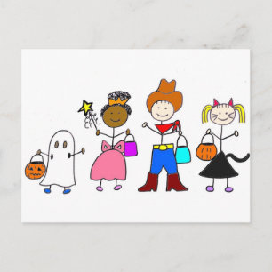 Halloween-vykort Vykort