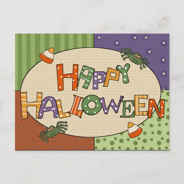 Halloween-vykort Vykort (Framsida)
