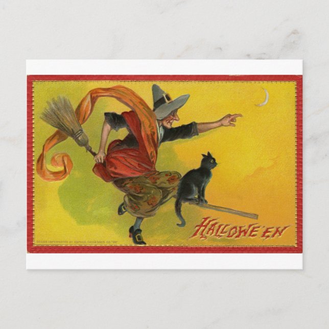 Halloween-vykort Vykort (Framsida)