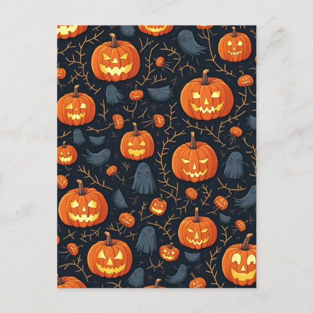 Halloween-vykort Vykort (Framsida)