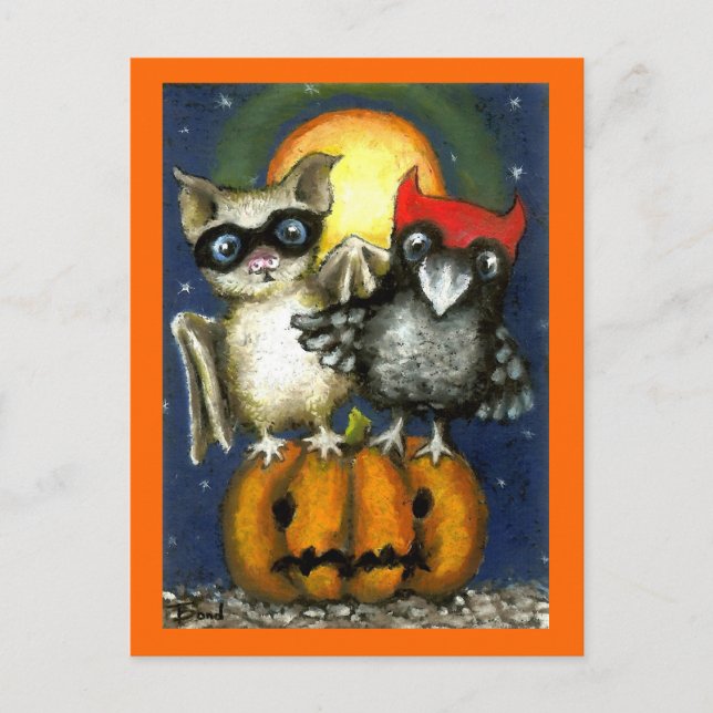 Halloween-vykort Vykort (Framsida)