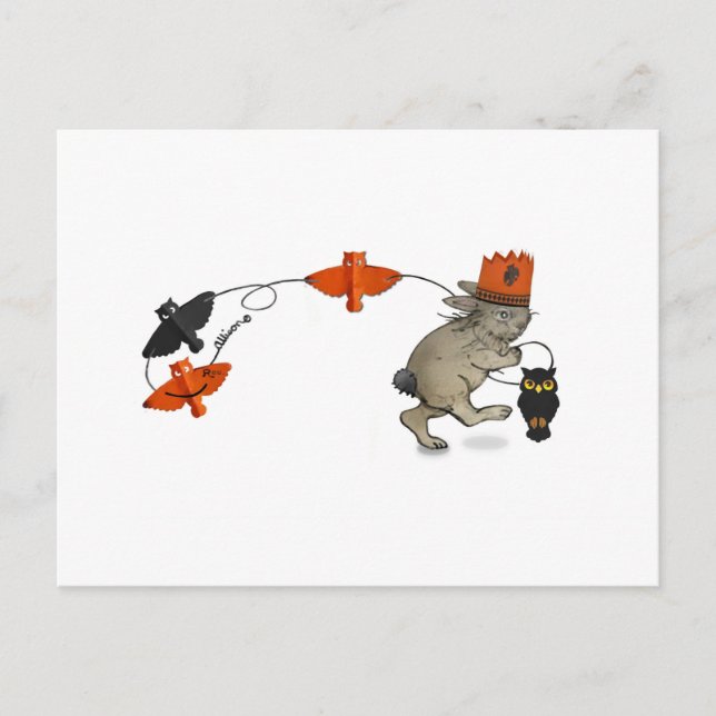 Halloween-vykort Vykort (Framsida)