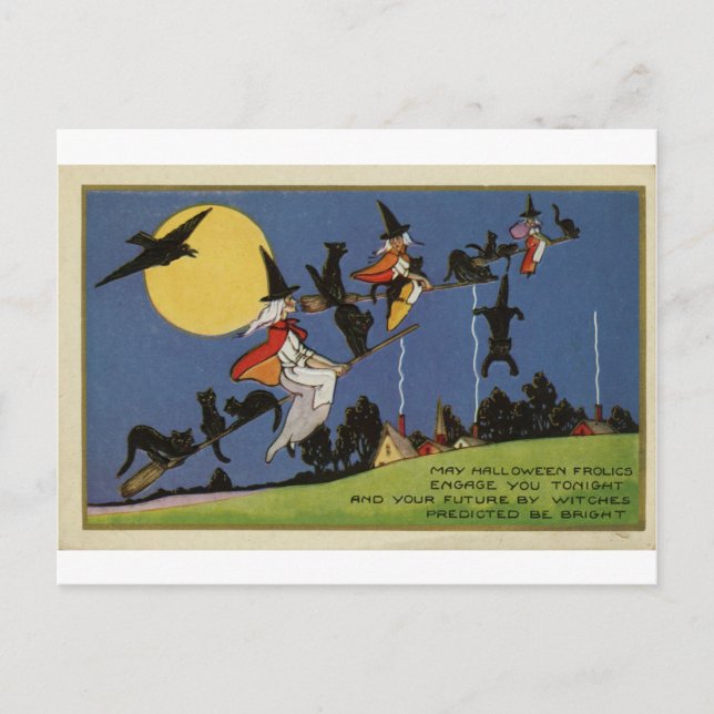 Halloween-vykort Vykort (Framsida)