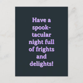 Halloween-vykort Vykort