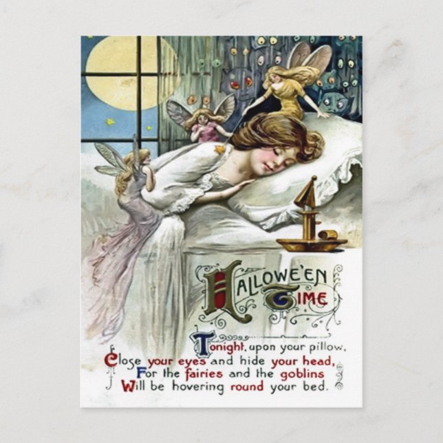 Halloween-vykort Vykort (Framsida)