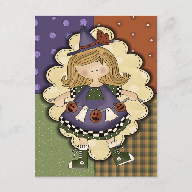 Halloween-vykort Vykort (Framsida)