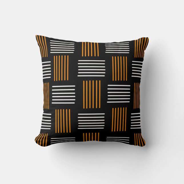 Halloween Weave Kudde (Framsida)