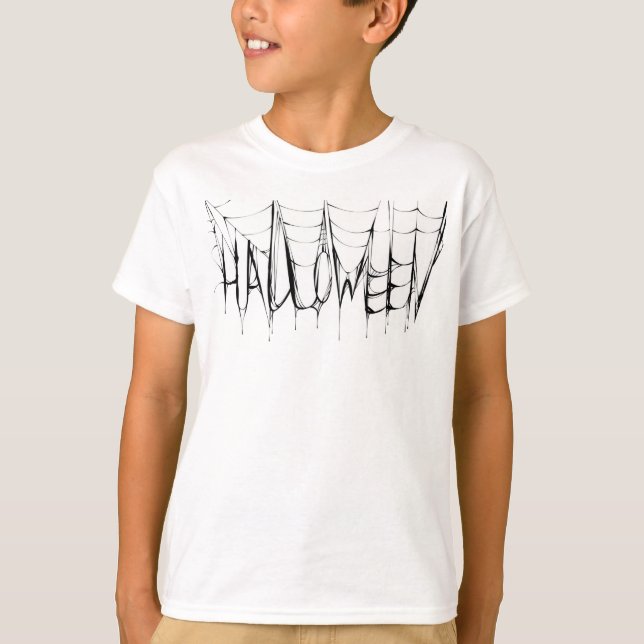 Halloween-Webben T Shirt (Framsida)