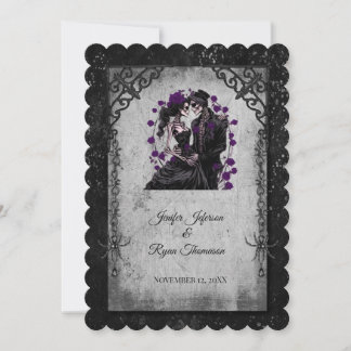 halloween wedding Invitation Inbjudningar
