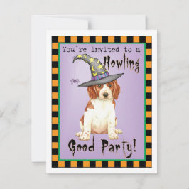 Halloween Welsh Springer Spanel-inbjudan