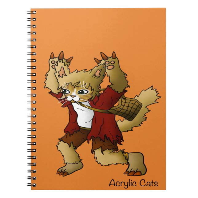 Halloween Werevarcat Anteckningsbok (Framsidan)