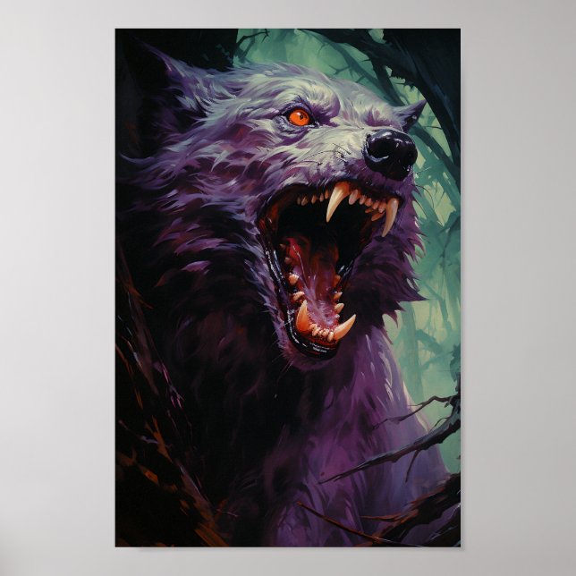 Halloween Werevarg Poster (Framsidan)