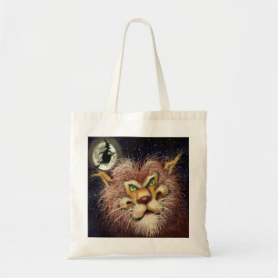 Halloween Werevarts Tote Bag Tygkasse