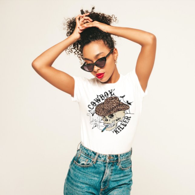 HALLOWEEN WESTERN THEMED COWBOY KILLER | 👻 💀 🕸 T SHIRT (Skapare uppladdad)