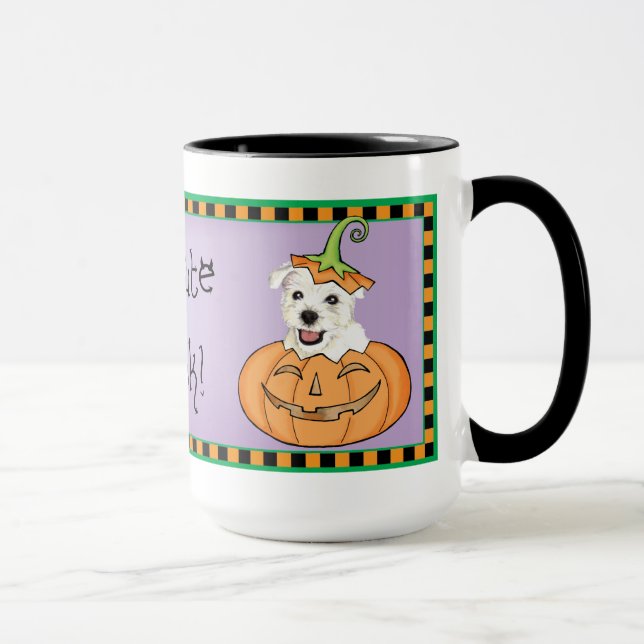 Halloween Westie Mugg (Höger)
