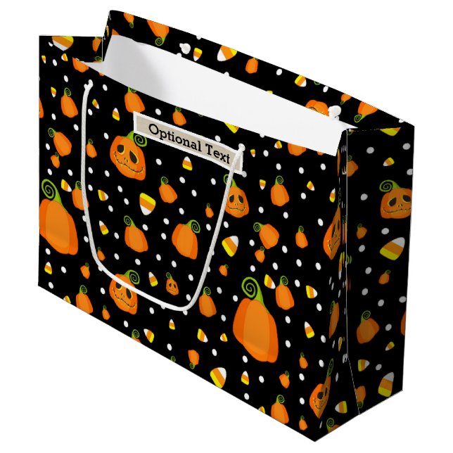 Halloween Whimsical Pumpkins Rustik Kraft (Framsidan Vinklad)