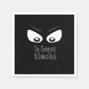 Halloween Whimsical Simple Cute Ghost Öga Pappersservett