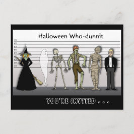 Halloween WHO-Dunit Inbjudan