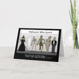 Halloween WHO-enhet Inbjudan