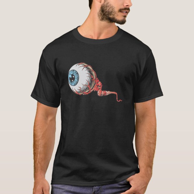 Halloween Wicked Eyeball Shirt Tee Shirt (Framsida)