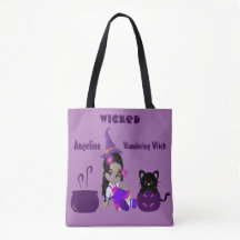 Halloween Wicked Wandering Witch Lila Cute Roligt