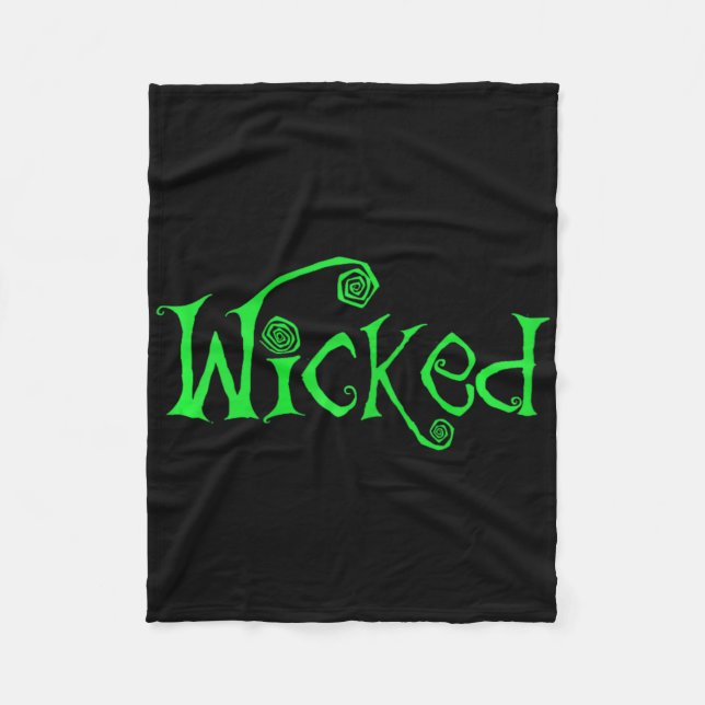 Halloween Wicked Witch Roligt Costume Outfit Gift Fleecefilt (Framsidan)