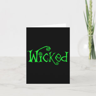 Halloween Wicked Witch Roligt Costume Outfit Gift Kort