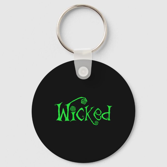 Halloween Wicked Witch Roligt Costume Outfit Gift Nyckelring (Framsida)