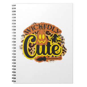 Halloween Wickly Cute Anteckningsbok