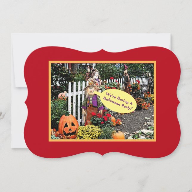 HALLOWEEN WIENER ROAST INVITATION/ANPASSADE INBJUDNINGAR (Framsida)