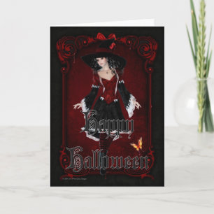 Halloween Witch 8 Happy halloween-kort Kort