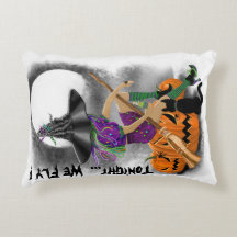 Halloween Witch accent Pillow