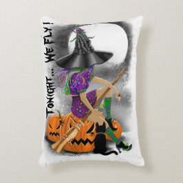 Halloween Witch accent Pillow Prydnadskudde