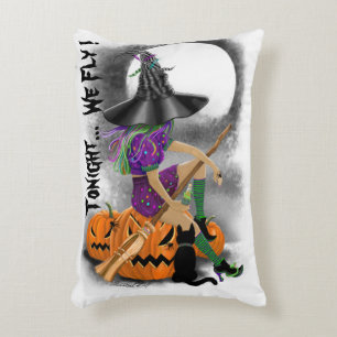 Halloween Witch accent Pillow Prydnadskudde