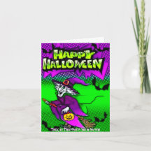 Halloween Witch Art Bus eller godis Party