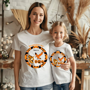 Halloween Witch Bash Jack o lantern Birthday Girl T Shirt