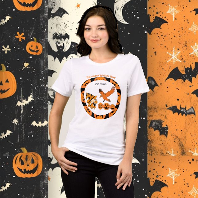 Halloween Witch Bash Jack o lantern Birthday mamma T Shirt (Halloween Witch Bash Jack O Lantern Birthday Mamma Tri-Blend Shirt)