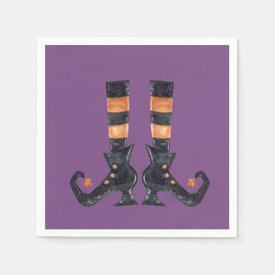 Halloween Witch Boots Pappersservett